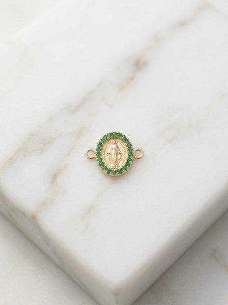 HERRAJE VIRGEN MILAGROSA VERDE ESM 9MM