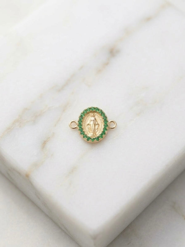 HERRAJE VIRGEN MILAGROSA VERDE ESM 9MM