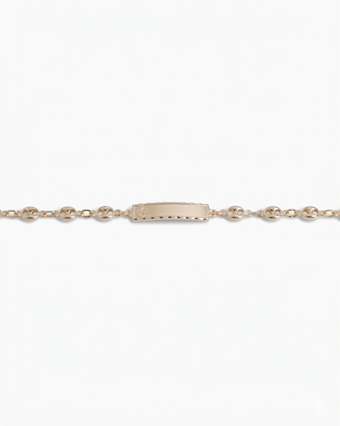 ESCLAVA BABY GUCC TIPO ORO 4MM 13+2CM