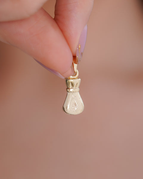 DIJE SUERTE BOLSA DINERO 1.5CM