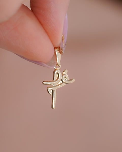 DIJE PALABRA FE CONTORNO 1.4CM