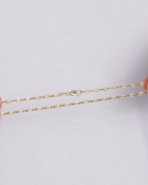 CADENA GUCC TIPO ORO 3MM 60CM