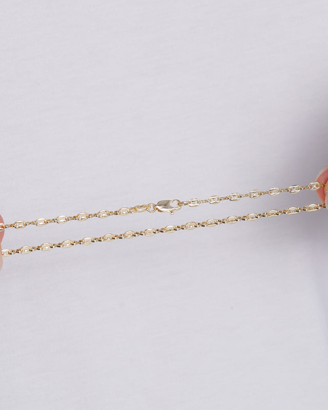 CADENA GUCC TIPO ORO 3MM 60CM