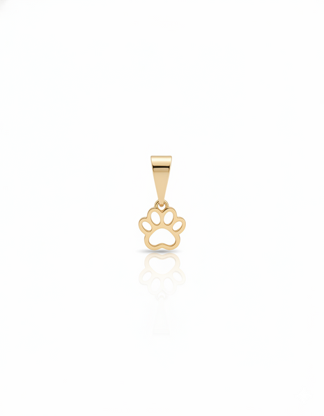 DIJE HUELLITA DOG GOLD 1.2CM
