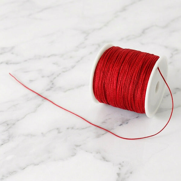 HILO CHINO ROJO 0.8MM ROLLO X 90MTS